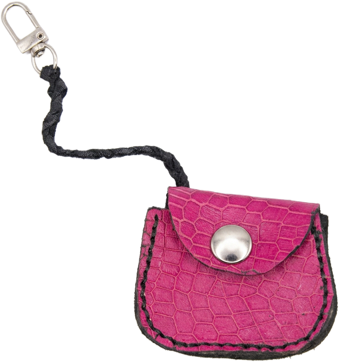 Pink Coin Keyfob
